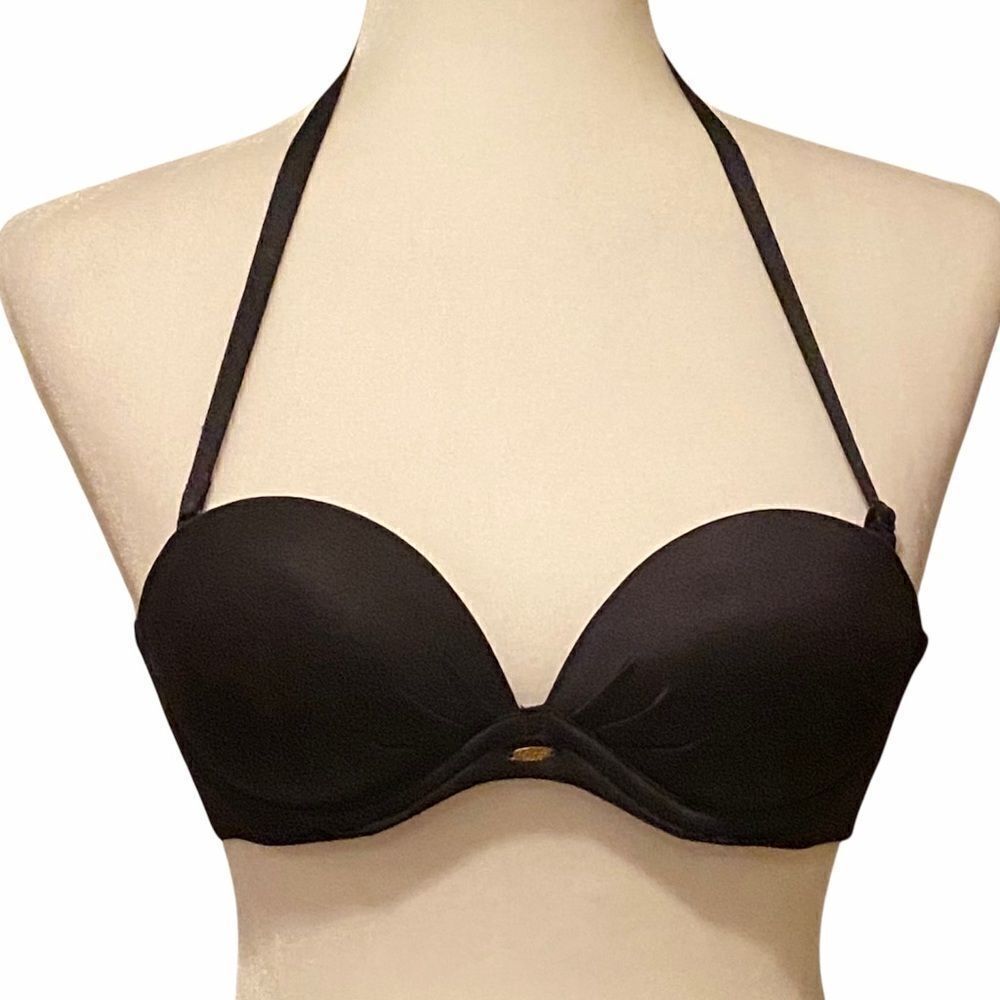 Victoria’s Secret Black Bikini Top Sz 32A Top Only Woman’s